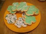 green cookies